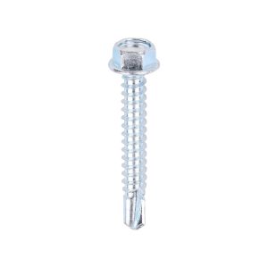 Metal Construction Light Section Screws - Hex - Self-Drilling - Zinc 12 x 1 1/2