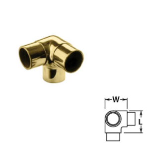 1-1/2" Brass Flush Side Outlet Ell